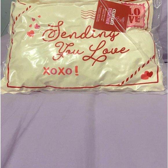 Valentines Day Decorative Love Letter Pillow NWT - Picture 3 of 3